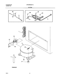 SYSTEM Diagram and Parts List for GFC07M3AW2  Gibson Freezer