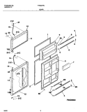 Part Location Diagram of 5303917829 Frigidaire PANEL-Refrigerator DOOR