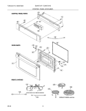 CONTROL PANEL, DOOR, MISCELLANEOUS Diagram and Parts List for E30MO75HPSA  Electrolux Microwave