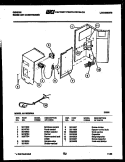 ELECTRICAL PARTS Diagram and Parts List for AK18E2RWA  Gibson Air Conditioner