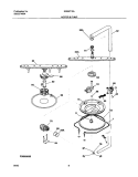MOTOR & PUMP Diagram and Parts List for NGS5712AQ1  Frigidaire Dishwasher