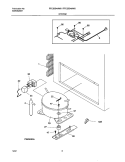 SYSTEM Diagram and Parts List for FFC20G4AW0  Frigidaire Freezer