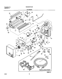 ICE MAKER Diagram and Parts List for WRS26MF5AS6  Westinghouse Refrigerator