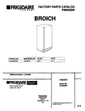 COVER Diagram and Parts List for UL2494ECW0  Frigidaire Freezer