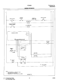WIRING SCHEMATIC Diagram and Parts List for FEF365BWC  Frigidaire Range