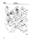 P17B0023 DRY MTR, BELT Diagram and Parts List for FLSG72GCS9  Frigidaire Washer Dryer Combo