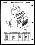 CABINET PARTS Diagram and Parts List for AR16NS8E1  Frigidaire Air Conditioner