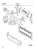 BACKGUARD Diagram and Parts List for KEF355ASF  Kelvinator Range
