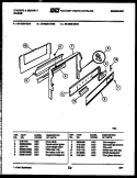 BACKGUARD Diagram and Parts List for 30-6239-00-02  Tappan Range
