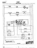 WIRING DIAGRAM Diagram and Parts List for FEF350CETB  Frigidaire Range