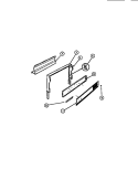 BACKGUARD Diagram and Parts List for 30-1149-23-01  Tappan Range