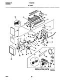 ICE MAKER Diagram and Parts List for FRS22WNCD5  Frigidaire Refrigerator