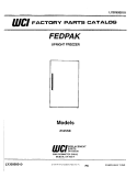 COVER Diagram and Parts List for Z18SSB  Frigidaire Refrigerator