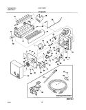 ICE MAKER Diagram and Parts List for GLRT183SBQ1  Frigidaire Refrigerator