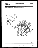 BURNER, IGNITER AND VALVE Diagram and Parts List for MDG436RBW0  Tappan Dryer
