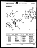 AIR HANDLING PARTS Diagram and Parts List for MH423H2SA  Kelvinator Air Conditioner