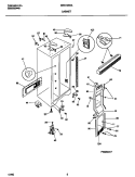 CABINET Diagram and Parts List for MRS19BRAW2  Uni Refrigerator