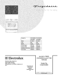 COVER Diagram and Parts List for CGLES389EB4  Frigidaire Wall Oven