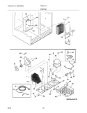 SYSTEM Diagram and Parts List for FRS6LF7FS8  Frigidaire Refrigerator