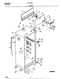 CABINET Diagram and Parts List for MRT13CREW0  Uni Refrigerator