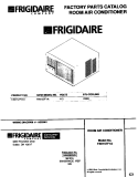 COVER Diagram and Parts List for FAV157F1A1  Frigidaire Air Conditioner