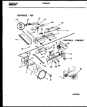 REFRIGERATOR CONTROL ASSEMBLY, DAMP Diagram and Parts List for FRS24WRAD3  Frigidaire Refrigerator