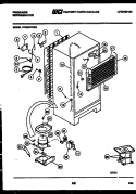 SYSTEM AND AUTOMATIC DEFROST PARTS Diagram and Parts List for FPES21TNA0  Frigidaire Refrigerator