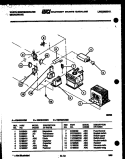 POWER CONTROL Diagram and Parts List for KM484KXM1  Frigidaire Microwave