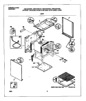 BODY Diagram and Parts List for MGF334BGBC  Frigidaire Range