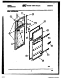 DOOR Diagram and Parts List for RT12F3WS2B  Gibson Refrigerator