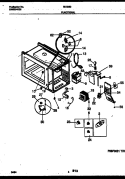 FUNCTIONAL PARTS Diagram and Parts List for 56-5363-10-04  Tappan Microwave