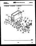 ICE DISPENSER Diagram and Parts List for FPE22VWCH3  Frigidaire Refrigerator