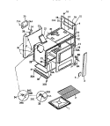 BODY, SIDE PANELS Diagram and Parts List for GF716HXH2  Frigidaire Wall Oven
