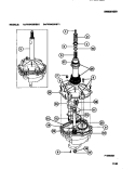 TRANSMISSION Diagram and Parts List for FWX433RBS1  Frigidaire Washer