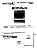 COVER Diagram and Parts List for FCS388WECA  Frigidaire Range