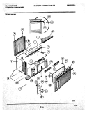 WRAPPER Diagram and Parts List for 7HA702  Frigidaire Air Conditioner