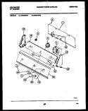 CONSOLE AND CONTROL PARTS Diagram and Parts List for AW300KW2  Kelvinator Washer