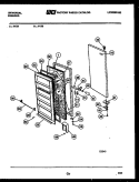 DOOR PARTS Diagram and Parts List for V13B  Frigidaire Freezer