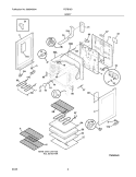 BODY Diagram and Parts List for FEFB78DBD  Frigidaire Range