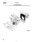 AIR HANDLING PARTS Diagram and Parts List for FAL123H1A4  Frigidaire Air Conditioner
