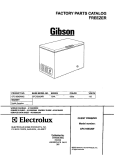 COVER Diagram and Parts List for GFC15M3AW2  Gibson Freezer