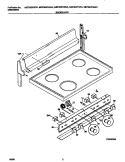BACKGUARD Diagram and Parts List for MEF303PGWA  Uni Range