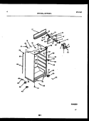 CABINET PARTS Diagram and Parts List for GTNI181WL0-00  Uni Refrigerator
