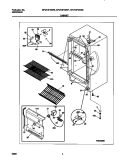 CABINET Diagram and Parts List for MFU14F3GW1  Uni Freezer