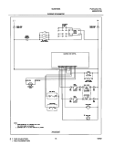 WIRING SCHEMATIC Diagram and Parts List for GLGF388AQD  Frigidaire Range