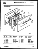 Part Location Diagram of 5303014982 Frigidaire PANEL-OVEN DOOR