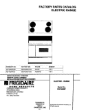 COVER Diagram and Parts List for FEF450WFWC  Frigidaire Range