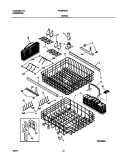 RACK Diagram and Parts List for FDB979GFC1  Frigidaire Dishwasher