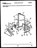 POWER DRY AND MOTOR PARTS Diagram and Parts List for DW5100PW1  Frigidaire Dishwasher