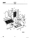 SYSTEM Diagram and Parts List for TRS20WRHW0  Tappan Refrigerator